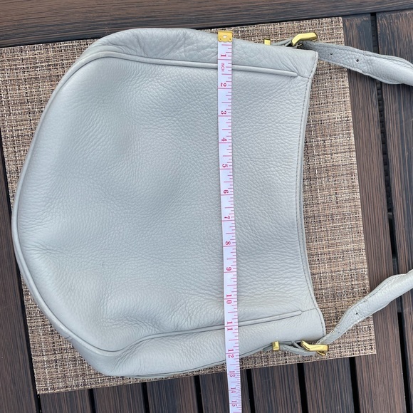 J. Crew Gray Leather Purse - Picture 5 of 7